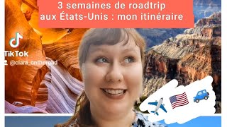 3 SEMAINES DE ROADTRIP AUX US  NOTRE ITINÉRAIRE [upl. by Gorski]