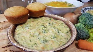 One Pot Broccoli Cheddar Soup  The Hillbilly Kitchen [upl. by Hagar]