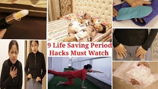 9 New Period Hacks जो चुटकियों में Period Problem खत्म कर देंगे9 Awesome Period HacksBe Natural [upl. by Donnie239]