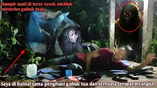 Camping Horor Serangan mkhluk misterius saya hampir tewas dilokasi ini deti² teror di gubuk angker [upl. by Ailedamla]