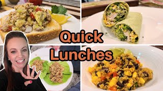 4 QUICK amp EASY LUNCH IDEAS  LUNCH RECIPES  WORK FROM HOME LUNCH IDEAS [upl. by Yreffej]