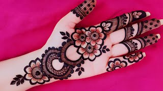 New Eid special mehndi design back hand  Mehndi design simple and easy  Mehndi design  Mehndi [upl. by Burra]