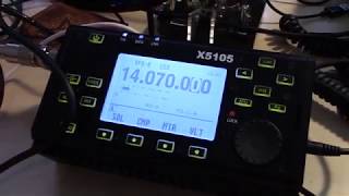 Xiegu X5105 QRP Digital Modes PSKRTTYFT8 Ham Radio Deluxe [upl. by Aiselad]