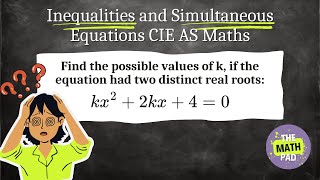 Quadratic Inequalities amp Simultaneous EquationsStep by Step  AS Pure Math  P1  ALevel Revision [upl. by Mehelhteb319]