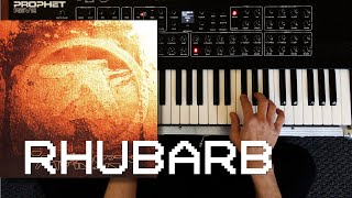 APHEX TWIN  Rhubarb 3 Prophet REV2 Synth Cover [upl. by Ehudd]