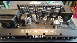 1 or Less Fix Microphonic Vacuum Tube Mesa Boogie Bogner Marshall Fender Etc [upl. by Binette]