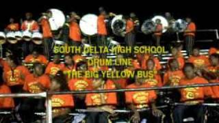 SOUTH DELTA HIGH SCHOOL DRUM LINE quotYellow Busquot [upl. by Spencer58]