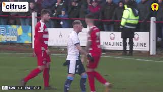 Match Highlights  Bonnyrigg Rose 21 Falkirk [upl. by Ahsad]