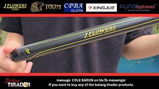 JFLOWERS with carbon fiber now available in the philippinesproduct of BATANG TIRADOR [upl. by Thornie]