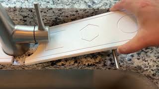 Kitchen Faucet Absorbent MatDiatomite Mixed Pattern Splash Guard for Sink  Product Review [upl. by Janean]