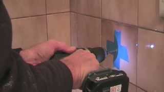 How to Drill a Hole in a Tile  TOO EASY [upl. by Analrahc]