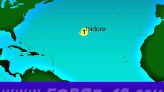 1990 Atlantic Hurricane Season Animation [upl. by Devinne706]