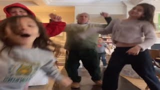 Henry Winkler amp grandchildren dance Pussycat Dolls remix of When I Grow Up song on Tiktok [upl. by Emirej]