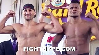 SERGEY KOVALEV VS ELEIDER ALVAREZ FULL WEIGHIN AND FINAL FACE OFF PLUS BIVOL VS CHILEMBA [upl. by Norling]