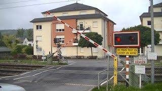 Spoorwegovergang Walferdange L  Railroad crossing  Passage à niveau [upl. by Elianore]