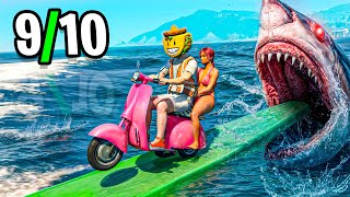 EL MEJOR MINIJUEGO DE GTA 5 ONLINE 10 RETOS IMPOSIBLES Y SOLO UN GANADOR [upl. by Ianahs]