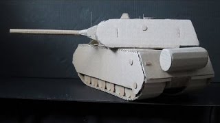 Cardboard Panzerkampfwagen VIII Maus [upl. by Tecu684]