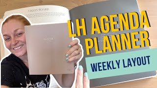 LH Agenda Weekly Planner Flip Through  Weekly Vertical Format [upl. by Tebzil]