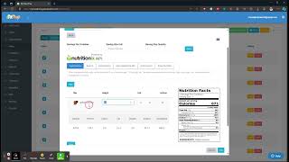 Adding Nutrition Facts to Meals  GoPrep  Meal Prep Software [upl. by Roxana]