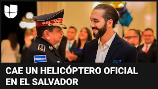 Lo que se sabe de la caída del helicóptero oficial de El Salvador en el que murieron nueve personas [upl. by Porter]