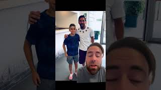 Fermin Trujillo bendecido por Messi shortsvideo shorts messi [upl. by Isacco]