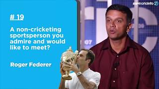 25 Questions with Rahul Dravid  Id pick Tendulkar to bat for my life [upl. by Eenahpets624]