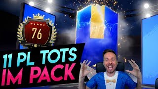 MEIN KRASSESTEN REWARDS  11 EPL TOTS IN EINEM PACK  Top100 WL Recap amp Rewards  FIFA 19 LP UT 36 [upl. by Ennasor]