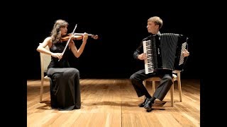 Astor Piazzolla  Libertango  Libert Duo Accordion amp Violin [upl. by Naiditch730]