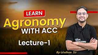 FREE CLASSES Agronomy1  English Medium I Classification of CropsI  Agri Coaching Chandigarh [upl. by Dranek]