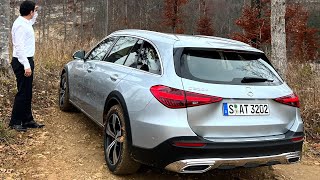 2022 Mercedes C Class ROCK Climbing  All Terrain Drive C220d FULL Review Interior Exterior [upl. by Thomasine]