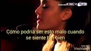 Ariana Grande  Right There Acoustic Versión Traducida Al Español [upl. by Wilen695]