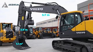 Volvo EC220E Paletli Ekskavatör [upl. by Enaoj]