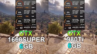 GTX 1660 SUPER vs GTX 980 Ti  Test in 10 Games Tested in 2023 [upl. by Reeba]