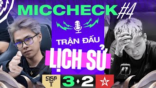 TRẬN ĐẤU LỊCH SỬ 51 PHÚT 17 GIÂY  MIC CHECK 4 SGP  1S  ĐTDV MÙA XUÂN 2024 [upl. by Karrah23]