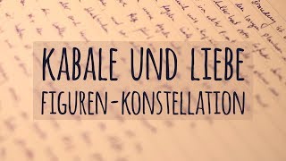 Figurenkonstellation in Kabale und Liebe  Friedrich Schiller [upl. by Aggy]