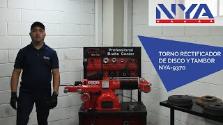 Aprende a rectificar discos y tambores de frenos con un torno NYA9370 de Chilelift [upl. by Amatruda921]