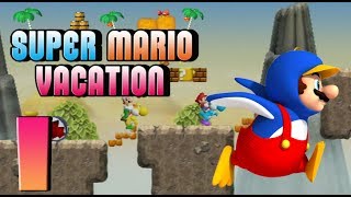 Super Mario Vacation  100 Coop Walkthrough Part 1 [upl. by Burner]