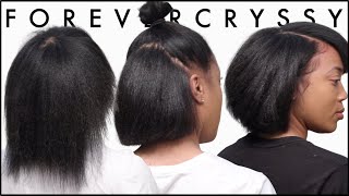 TRIM REALLY BAD ENDS  NATURAL HAIR DAMAGE [upl. by Llener800]