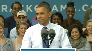 2012 Presidential Election Mitt Romneys President Obamas Campaign Event Strategy [upl. by Minny]