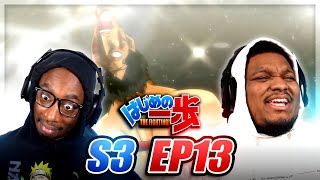 HE GOT KNOCKED OUT Hajime no Ippo  S3  EP 13  Reaction [upl. by Lattimer483]