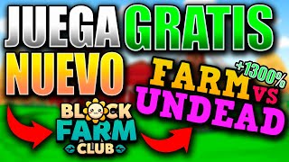 NUEVO JUEGO COMO PVUBLOCK FARM CLUB 🤑 SUBIDA DEL TOKEN 1300 🚀 FARM VS UNDEAD [upl. by Berkie]