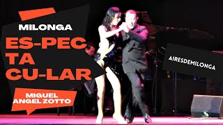 Espectacular baile milonga por Miguel Angel Zotto y Daiana Guspero tango Buenos Aires Argentina [upl. by Sielen]