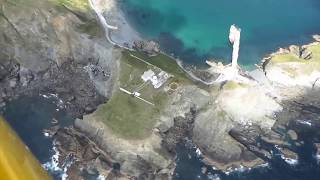 Lundy Island Gyrocopter Flight [upl. by Dietz749]