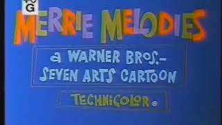 Merrie Melodies Warner Bros Seven Arts Intro 1968 [upl. by Weatherby]