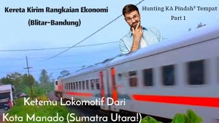 Ketemu Lokomotif C1 Dari Sumatra Utara Lagi Dinas Kutojaya Selatan  Hunting Pindah² Spot Part 1 [upl. by Ymmit]