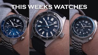 This Weeks Watches  HUGE HighEnd Seiko Drop 8x SLAs 3x SNRs amp Tuna Episode 62 [upl. by Simpson]