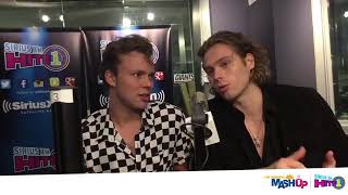 5SOS celebrating the release of their new album Youngblood at SiriusXM [upl. by Ognimod]