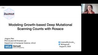 Modeling Growthbased Deep Mutational Scanning Counts with Rosace Jingyou Rao [upl. by Yardley948]