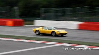 Lamborghini Miura P400 S AWESOME sound 1080p HD [upl. by Dulcia]