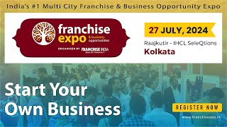 India’s 1 MultiCity Expo Franchise Expo 2024 is coming back to West Bengal [upl. by Ylluz]